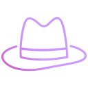 sombrero de fieltro icon