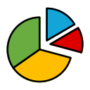 gráfico circular icon