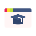 educación virtual icon