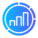 gráfico circular icon