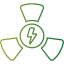 energía nuclear icon