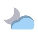 noche de nubes icon