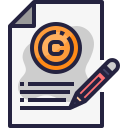 Derechos de autor icon