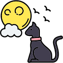 gato negro icon