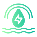 energía del agua icon