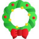 corona de navidad icon