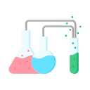 reacción química icon