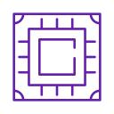 conjunto de chips de cpu icon