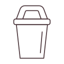 tacho de reciclaje icon