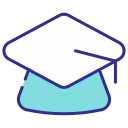 chapéu de graduação icon