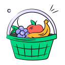 canasta de frutas icon