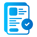 documento registrado icon