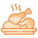 Fried chicken icon