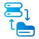 transferencia de datos icon