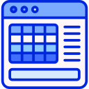 calendario en línea icon