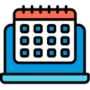 calendario en línea icon