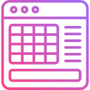 calendario en línea icon