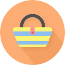 bolsa de praia icon