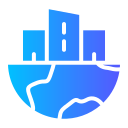 la contaminación del aire icon