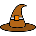 sombrero de bruja icon