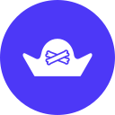 sombrero pirata icon