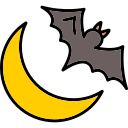 luna de halloween icon