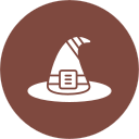 sombrero de bruja icon