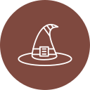 sombrero de bruja icon