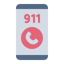 llamada al 911 icon