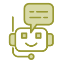 robot conversacional icon