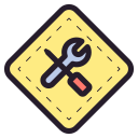 bajo signo de construcción icon