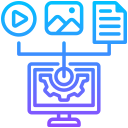 sistema de gestión de contenidos icon