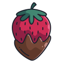 chocolate fresa icon