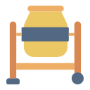 Concrete mixer icon