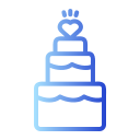 pastel de boda icon