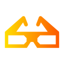 gafas 3d icon