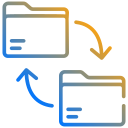 transferencia de carpetas icon