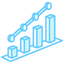 gráfico de linea icon