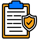 Insurance policy icon