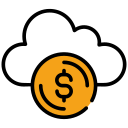 dinero en la nube icon