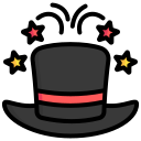 sombrero de mago icon