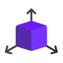 cubo 3d icon