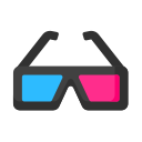 gafas 3d icon