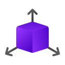 cubo 3d icon