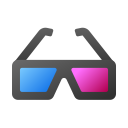 gafas 3d icon