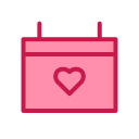 calendario de amor icon