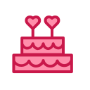 pastel de boda icon