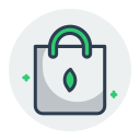 bolsa reciclable icon