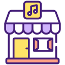 tienda de música icon