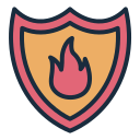 prevención de fuego icon